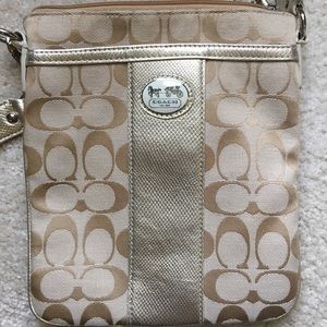 Coach tan crossbody
